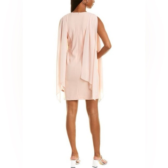 Vince Camuto Crepe Wind Dress in Blush - Picture 2 of 7